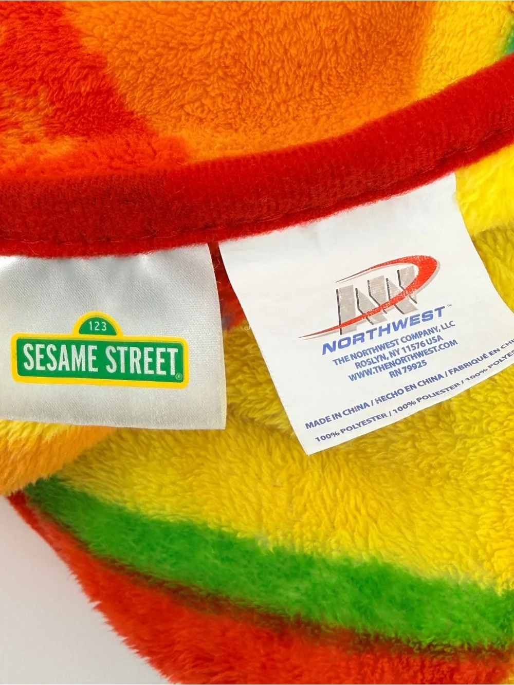 Sesame Street Elmo and Cookie Monster Soft Plush Fleece Throw Blanket